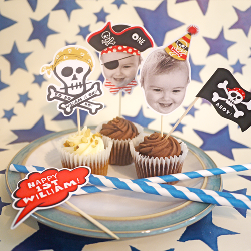 toppers cupcakes personalizados