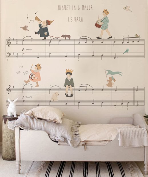 Mural para Niños Little hands wallpaper - Bach