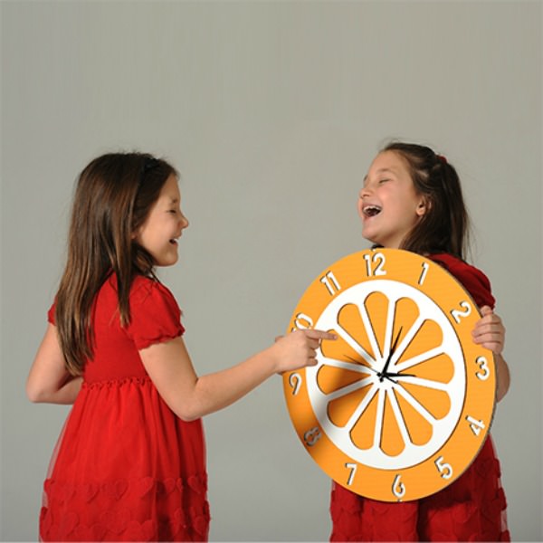 Clementine the Orange Wallclock by Eco+ You