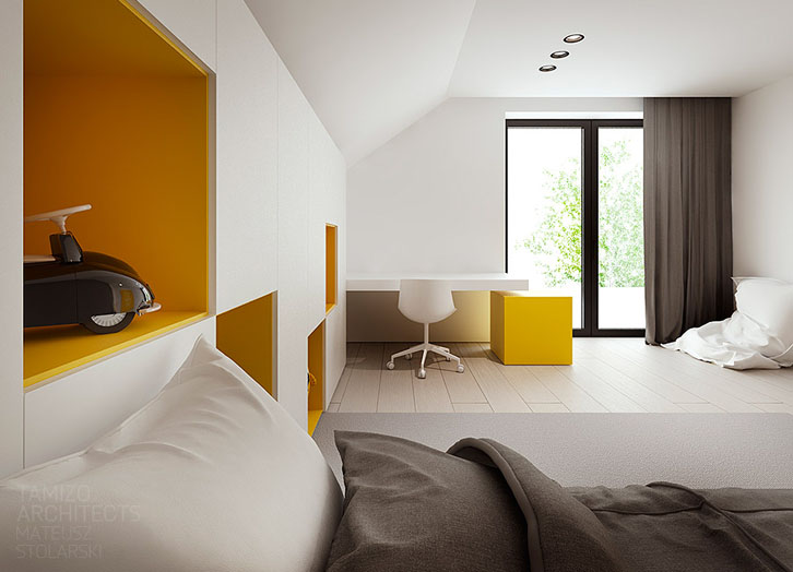 habitaciones-juveniles-estilo-minimalista-amarillo