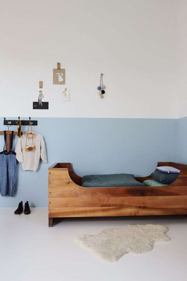 habitacion-infantil-cama-de-madera