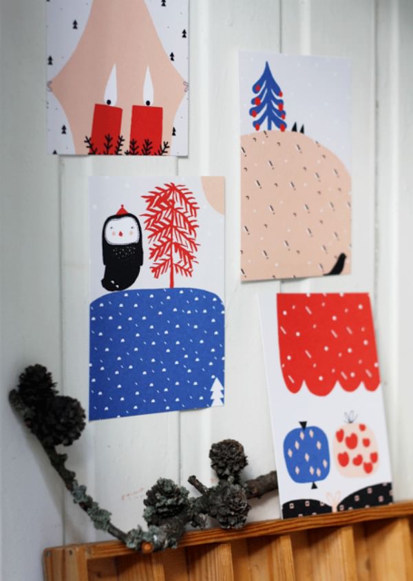 Christmas Cards by Kanelikauppa