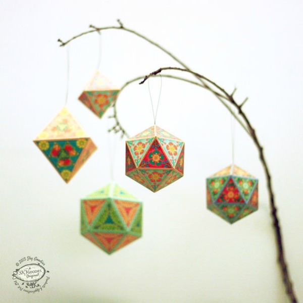 DIY Indian Paper Ornaments - Sky Goodies