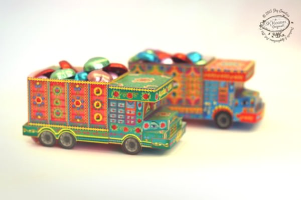 DIY Paper Indian Truck Toy - Sky Goodies