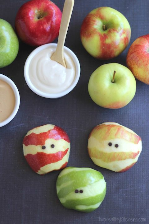 receta-manzana-halloween-niños