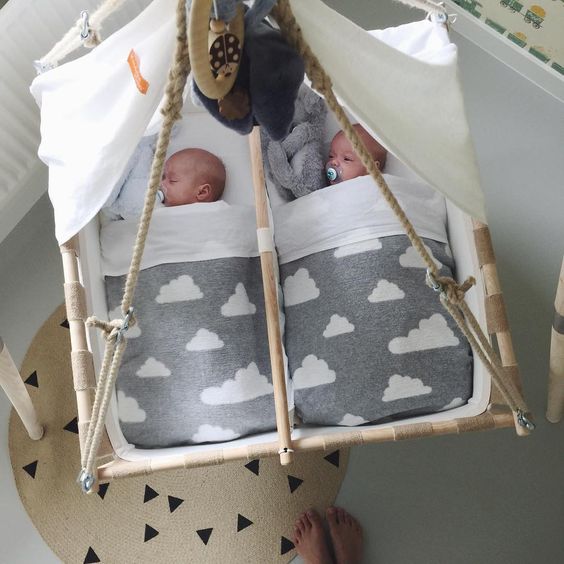 decorar habitacion bebe cuna gemelos